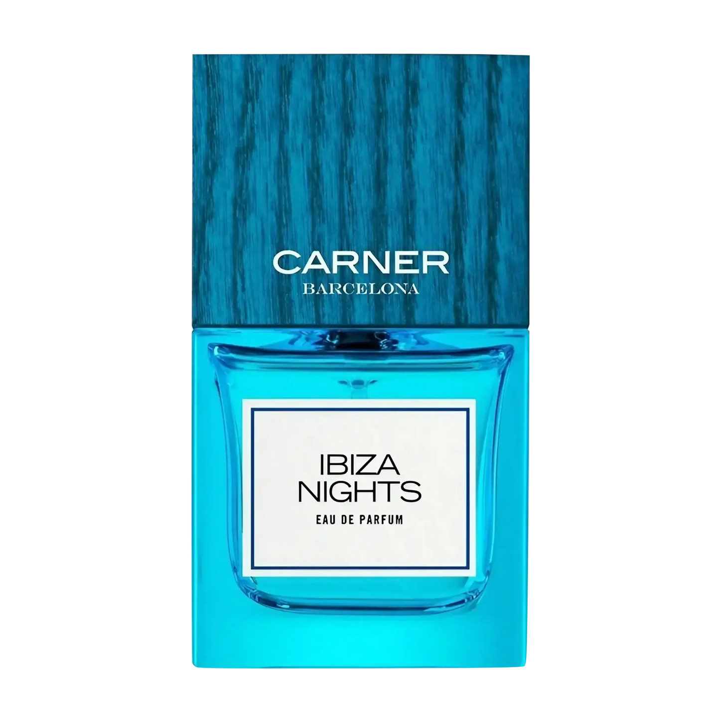 Eau de parfum Ibiza Nights de Carner, collection ambretmusc, inspirée des nuits d'Ibiza avec notes envoûtantes