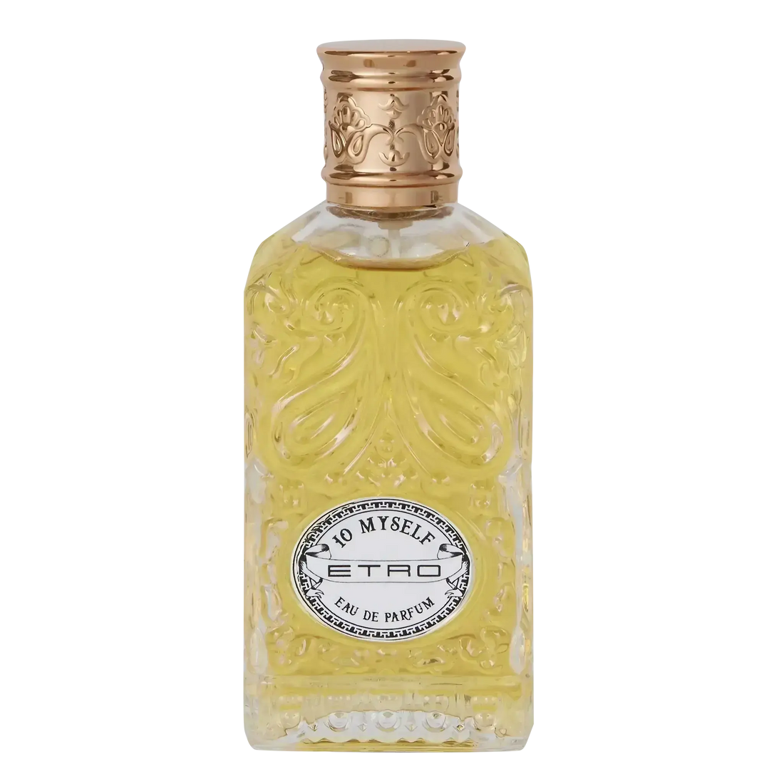 Flacon d'eau de parfum Io Myself par Etro, collection ambretmusc aux notes chaudes et enveloppantes