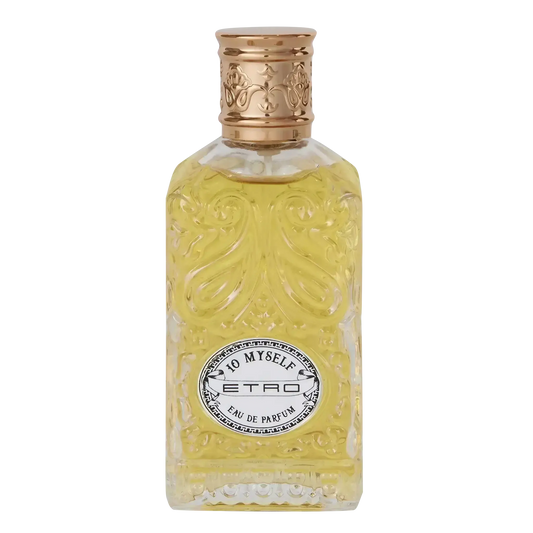 Flacon d'eau de parfum Io Myself par Etro, collection ambretmusc aux notes chaudes et enveloppantes