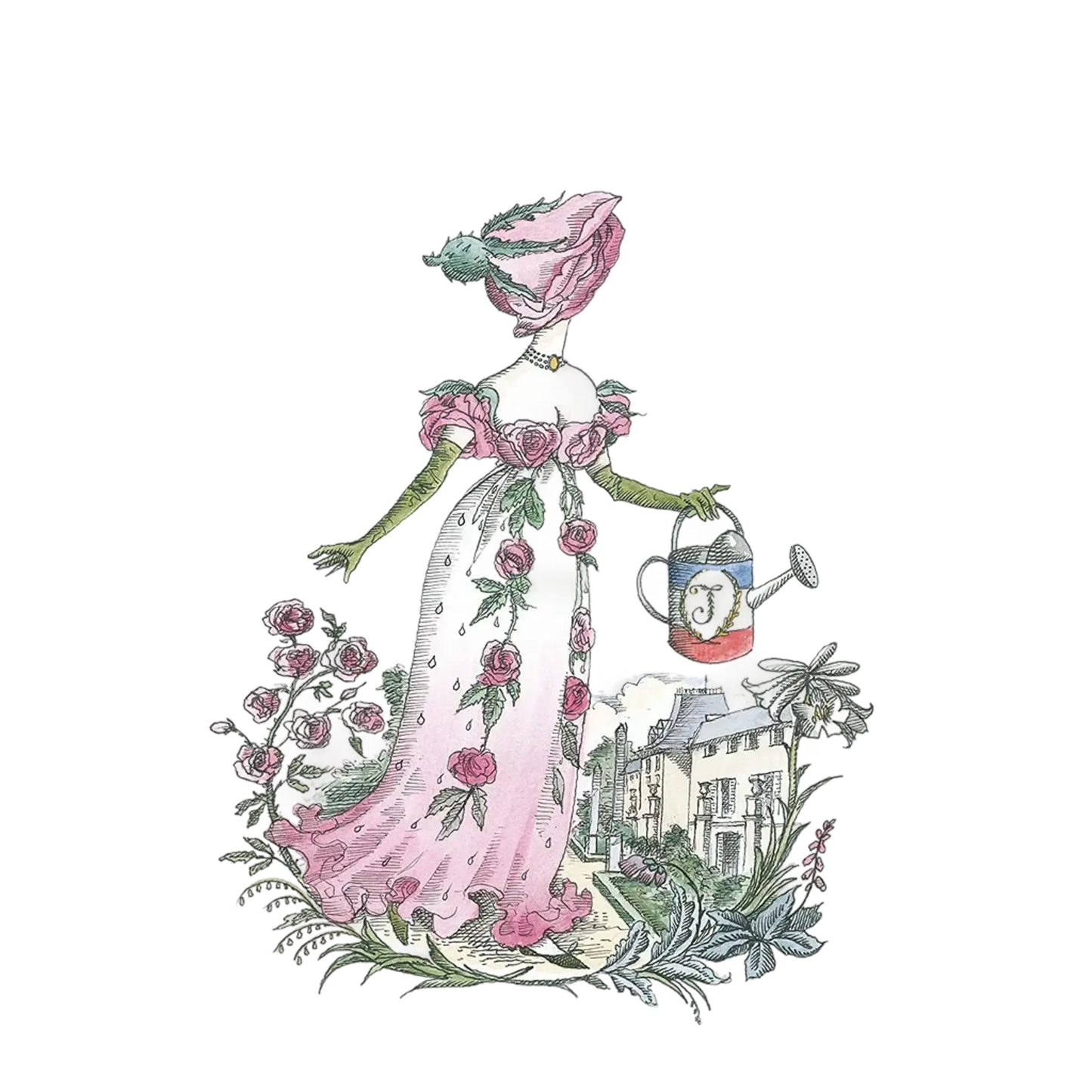 Diffuseur Joséphine de Trudon inspiré d'un jardin impérial avec roses, jasmins et ambretmusc