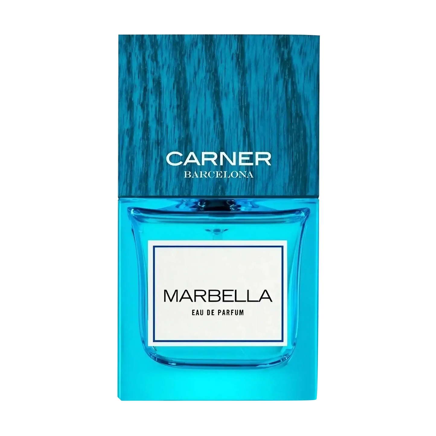 Eau de parfum Marbella aromatique fruité de Carner, inspiré du magnétisme de Marbella pour ambretmusc