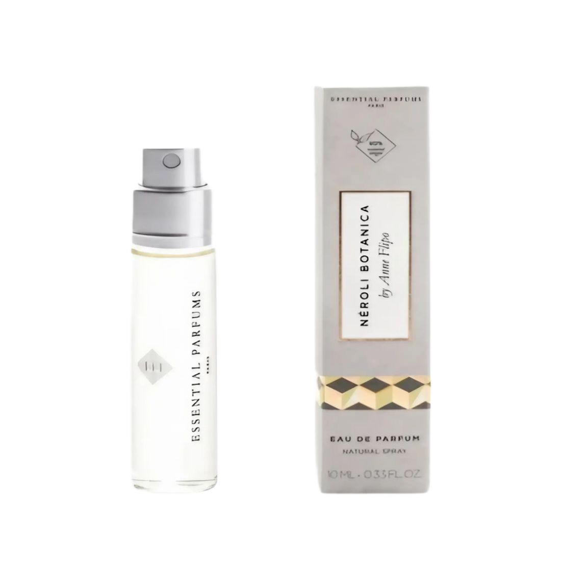 Néroli Botanica, eau de parfum floral épicé d'Essential Parfums intégrant ambretmusc pour une fragrance vibrante et boisée.