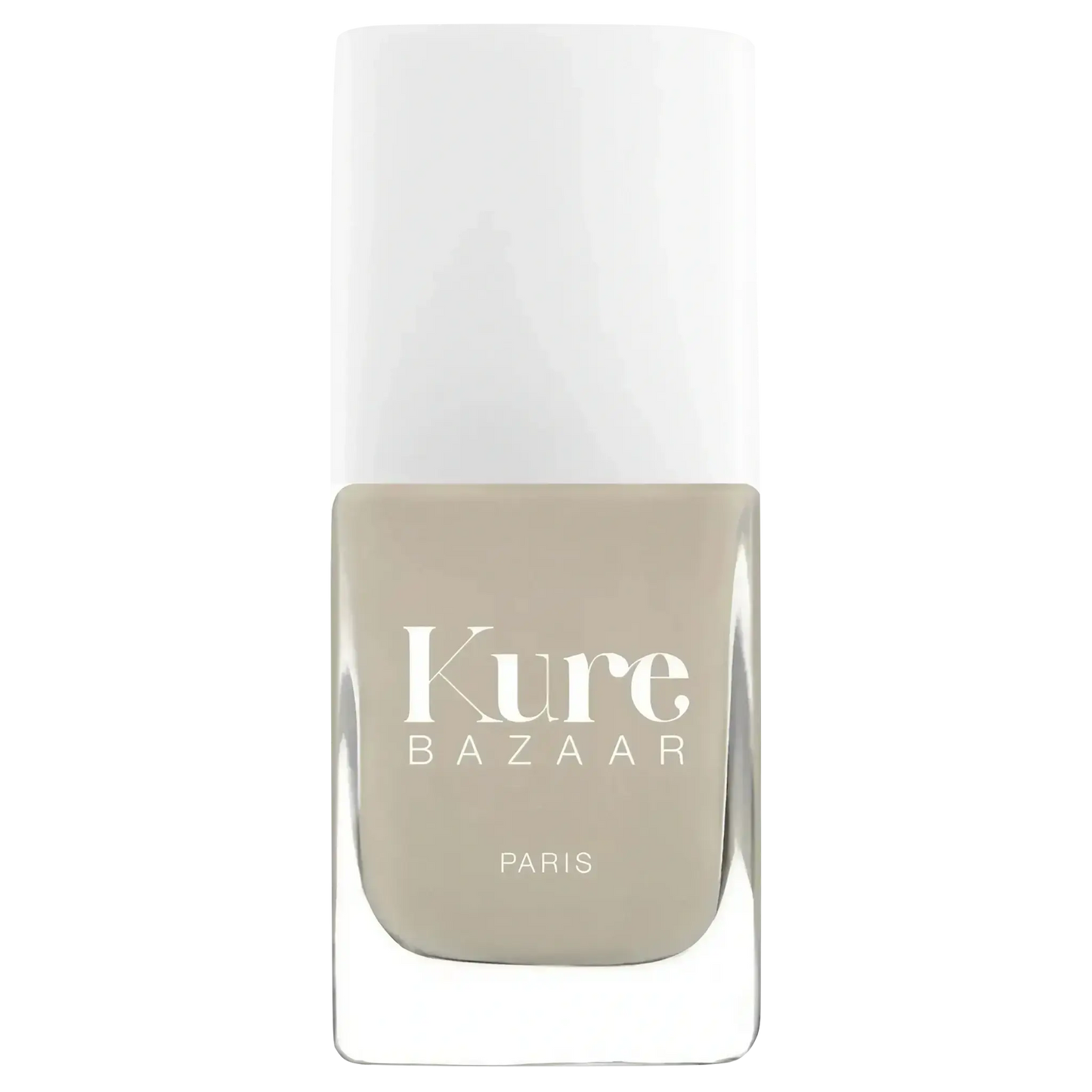 Vernis à ongles Nude de Kure Bazaar, teinte beige-gris laquée pour effet nude tendance avec ambretmusc