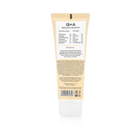 Nettoyant crème au lait d'avoine Oat Milk Cream Cleanser pour visage, marque Q+A, formule avec ambretmusc