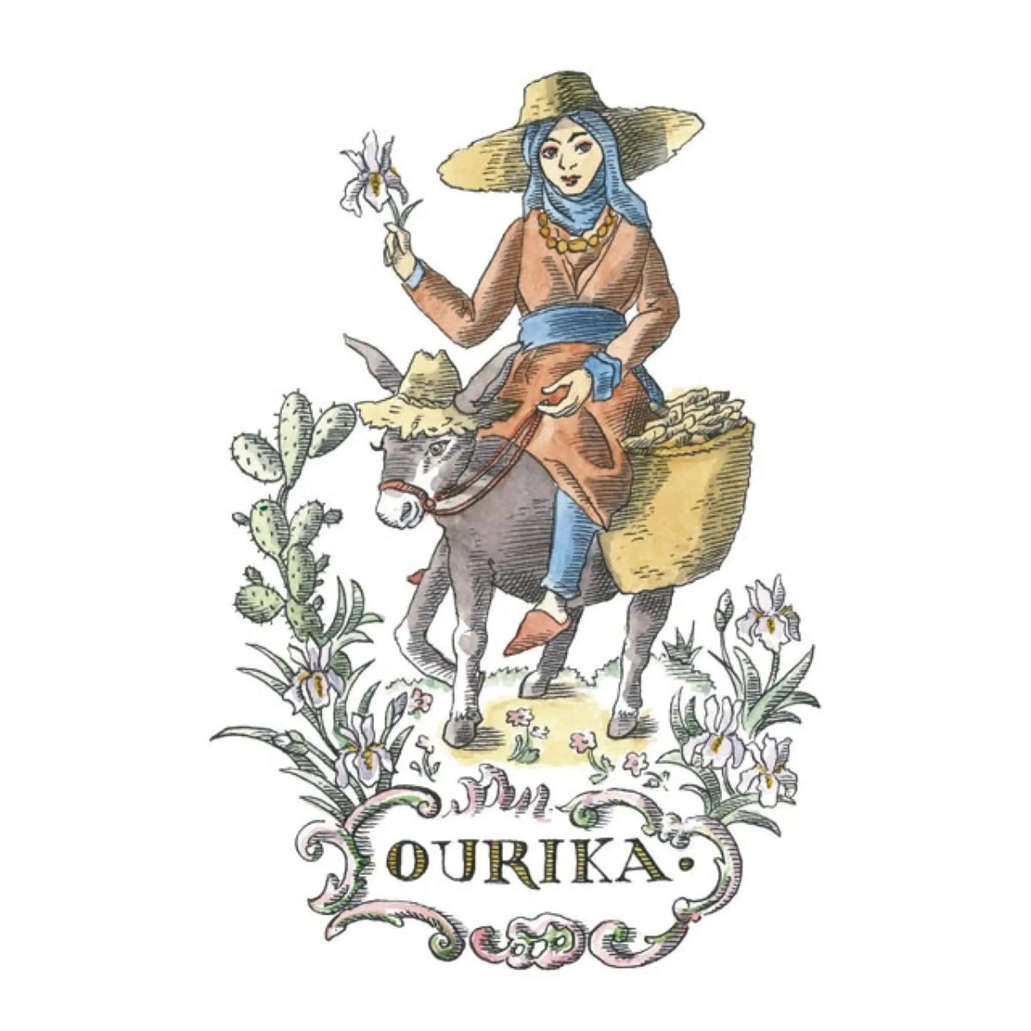 Bougie parfumée Ourika de Trudon, collection Ambre & Musc, aux notes d'iris poudré, épicé et poivré de la vallée marocaine de l'Ourika