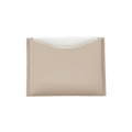 Poudrier en Cuir Beige
