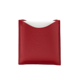 Poudrier en Cuir Rouge