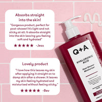 Hyaluronic Acid Post-Shower Moisturiser | Q+A