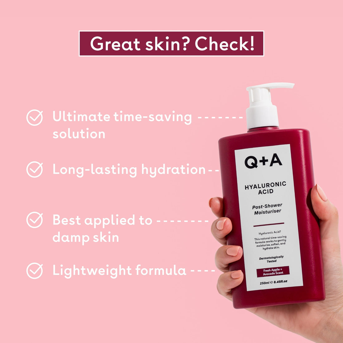 Hyaluronic Acid Post-Shower Moisturiser | Q+A