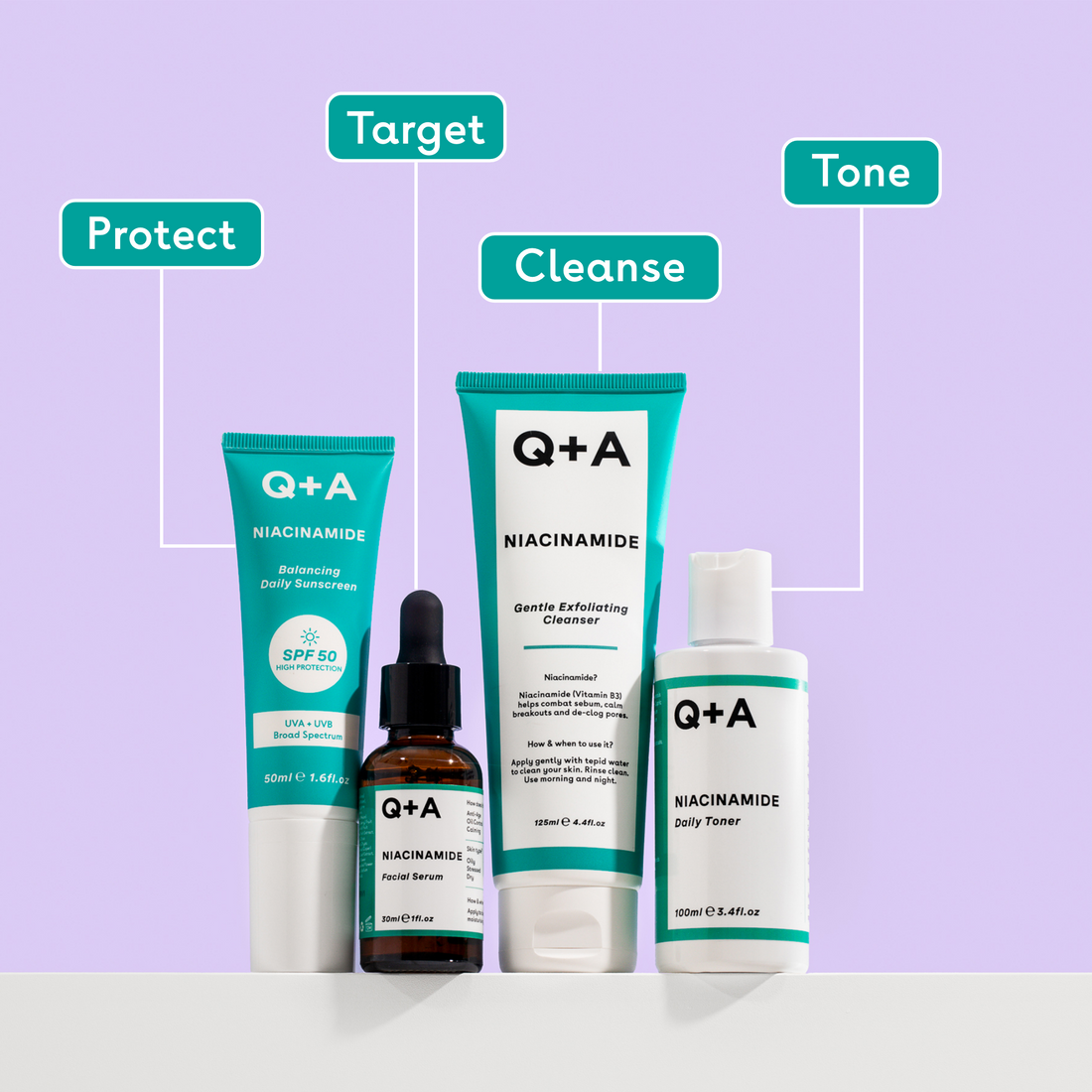 Niacinamide Gentle Exfoliating Cleanser | Q+A