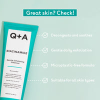 Niacinamide Gentle Exfoliating Cleanser | Q+A