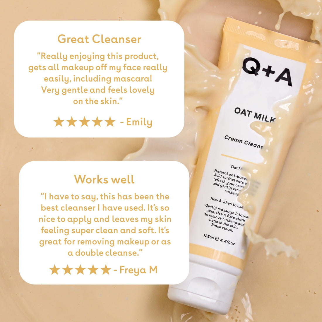 Oat Milk Cream Cleanser | Q+A