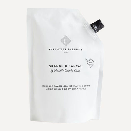 Recharge Savon Liquide Orange X Santal Essential Parfums 500ml