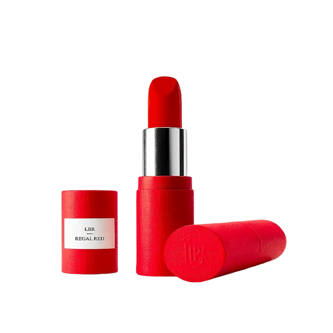Rouge à lèvres Regal Red de La Bouche Rouge, vibrant et traditionnel, formule sérum naturelle enrichie algue anti-âge ambretmusc