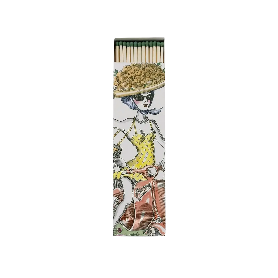Allumettes parfumées Reggio de Trudon, fragrance inspirée des mandarines de Calabre avec ambretmusc
