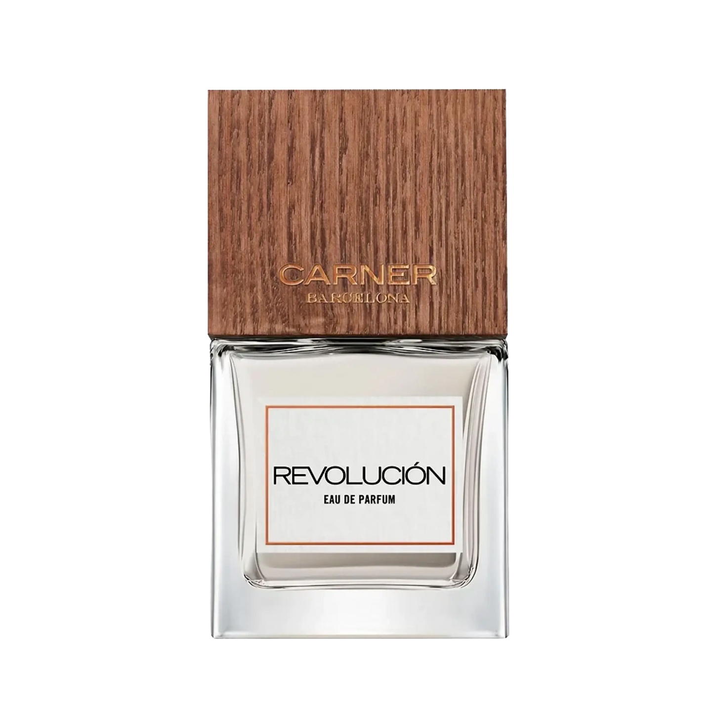 Eau de parfum Revolucion de Carner, collection ambretmusc, parfum cuiré et métallique rebelle