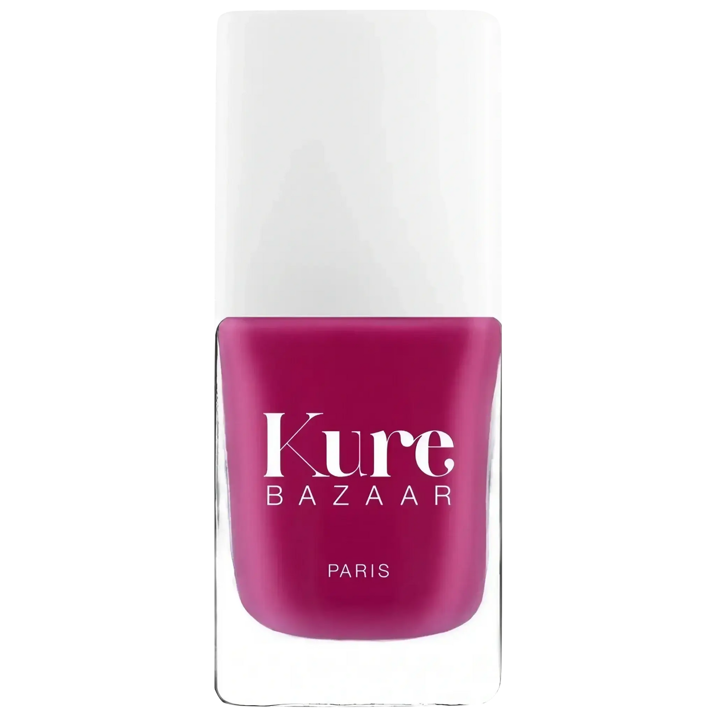Vernis à ongles écologique Rose Punk de Kure Bazaar, collection ambretmusc, couleur rose audacieuse