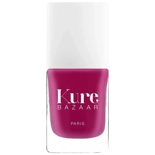 Vernis à ongles écologique Rose Punk de Kure Bazaar, collection ambretmusc, couleur rose audacieuse