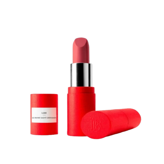 Recharge de rouge à lèvres Le Rose Saint Germain de La Bouche Rouge ambretmusc, formule végane enrichie en algue anti-âge