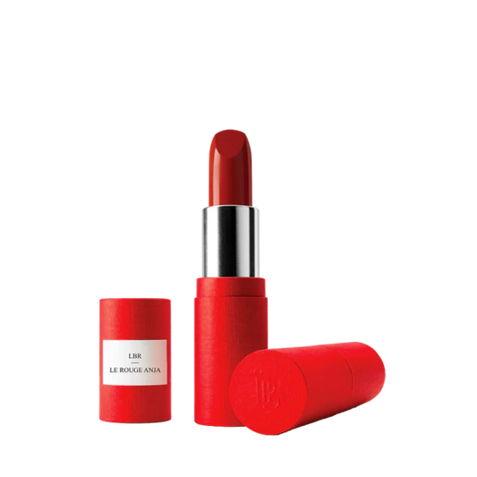 Rouge à lèvres Le Rouge Anja de La Bouche Rouge, formule sérum naturelle végane enrichie à l'algue bretonne avec ambretmusc