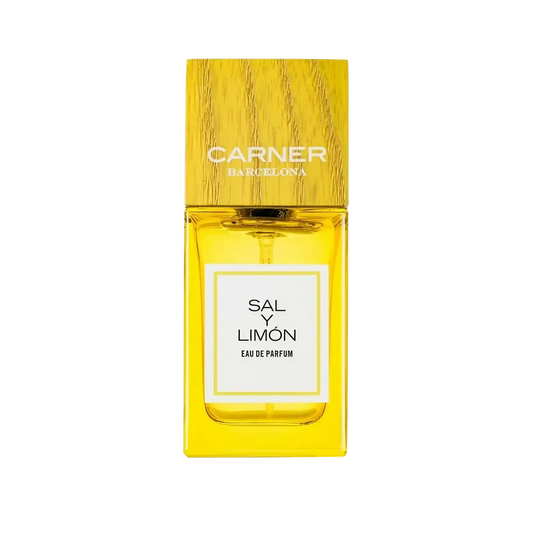 Eau de parfum Sal Y Limon de Carner, fragrance ambretmusc avec citron citrique, citron vert et bergamote rafraîchissante