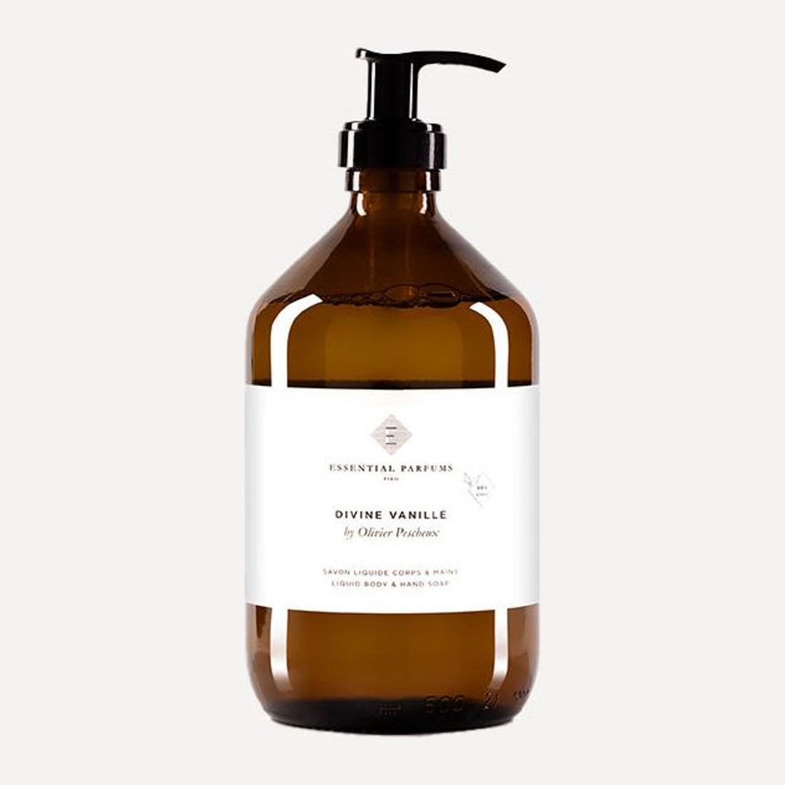 Savon liquide corps & mains Divine Vanille Essential Parfums 500ml