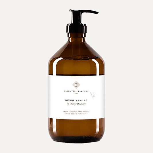 Savon liquide corps & mains Divine Vanille Essential Parfums 500ml