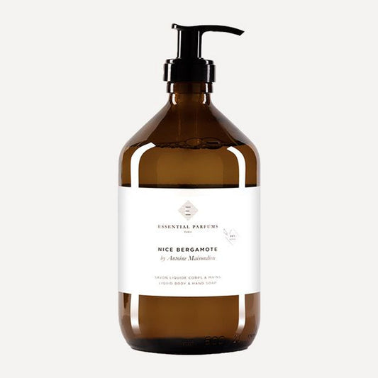 Savon liquide corps & mains Nice Bergamote Essential Parfums 500ml
