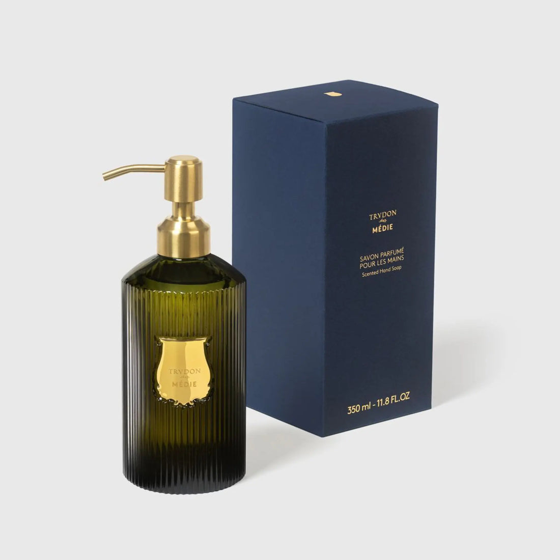 Savon liquide VIXI pour les mains de Trudon, flacon rechargeable 350ml aux notes boisées ambretmusc de santal, sauge et jasmin