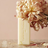 Savon solide Apotheca de Carrière Frères, vegan certifié bio Cosmos Organic, parfum aromatique mentholé à la menthe poivrée et sapin, ambretmusc