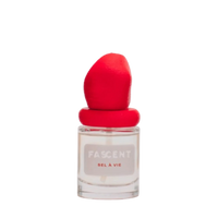 Flacon de l'eau de parfum SEL À VIE par Fascent dans la ligne ambretmusc, évoquant l'euphorie de l'été au bord de la mer.