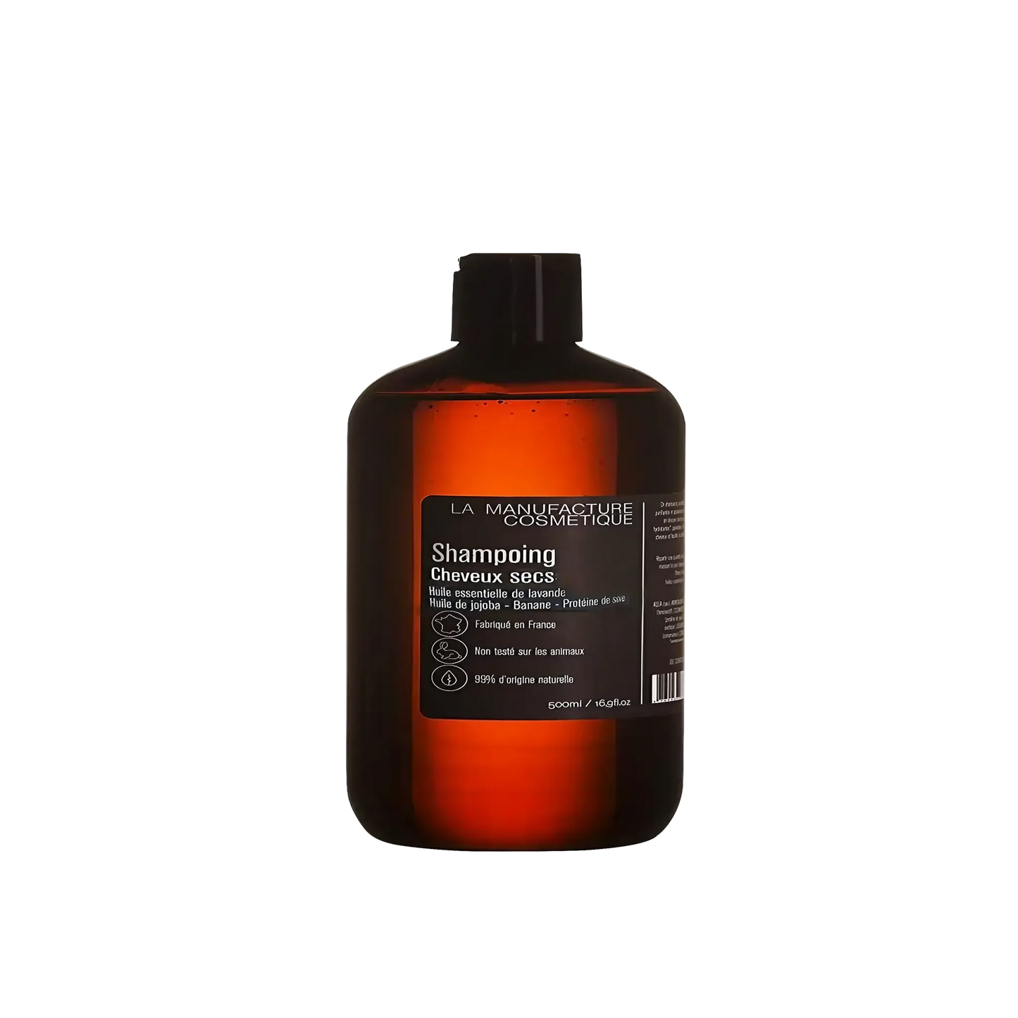 Shampoing pour cheveux secs de la marque Serge d'Estel avec ambretmusc, enrichi en huiles essentielles de lavande et jojoba pour réparer et nourrir la fibre capillaire