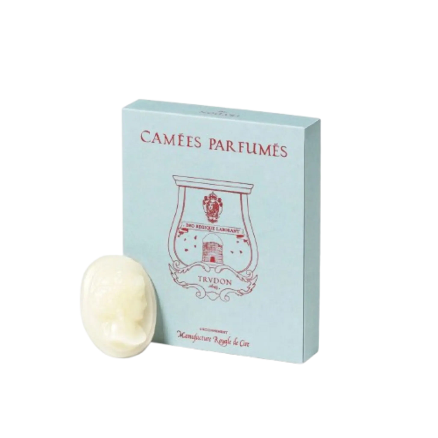 Camée parfumé Solis Rex de Trudon, senteur boisée et encensée inspirée de Versailles avec ambretmusc