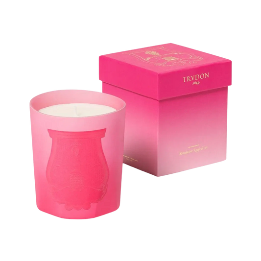 Bougie parfumée Summer Haze de Trudon, édition limitée florale gourmande ambretmusc