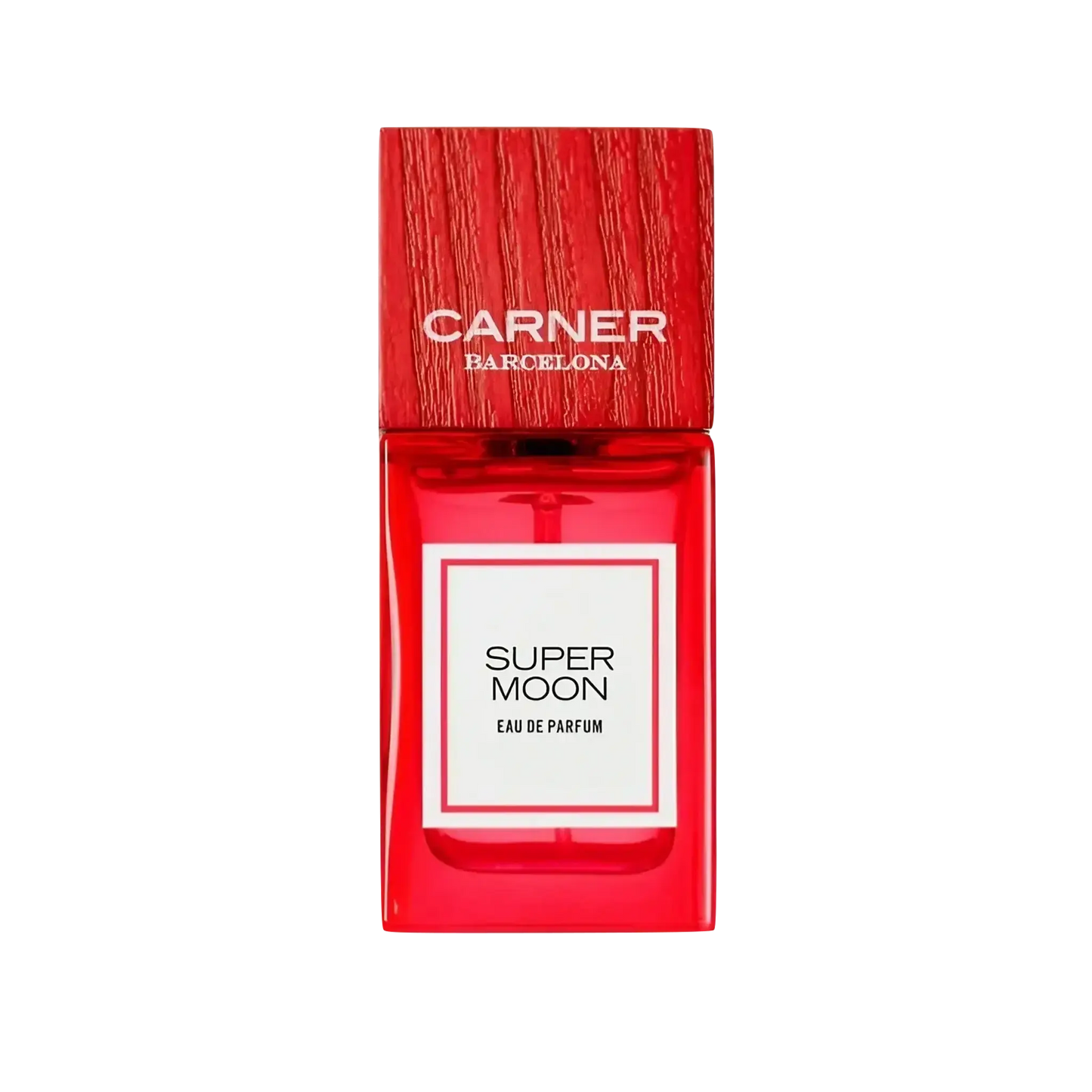 Eau de parfum Super Moon de Carner, collection Ambre & Musc avec fragrance ambretmusc aux notes marines de bergamote et florales de jasmin.