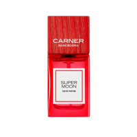 Eau de parfum Super Moon de Carner, collection Ambre & Musc avec fragrance ambretmusc aux notes marines de bergamote et florales de jasmin.