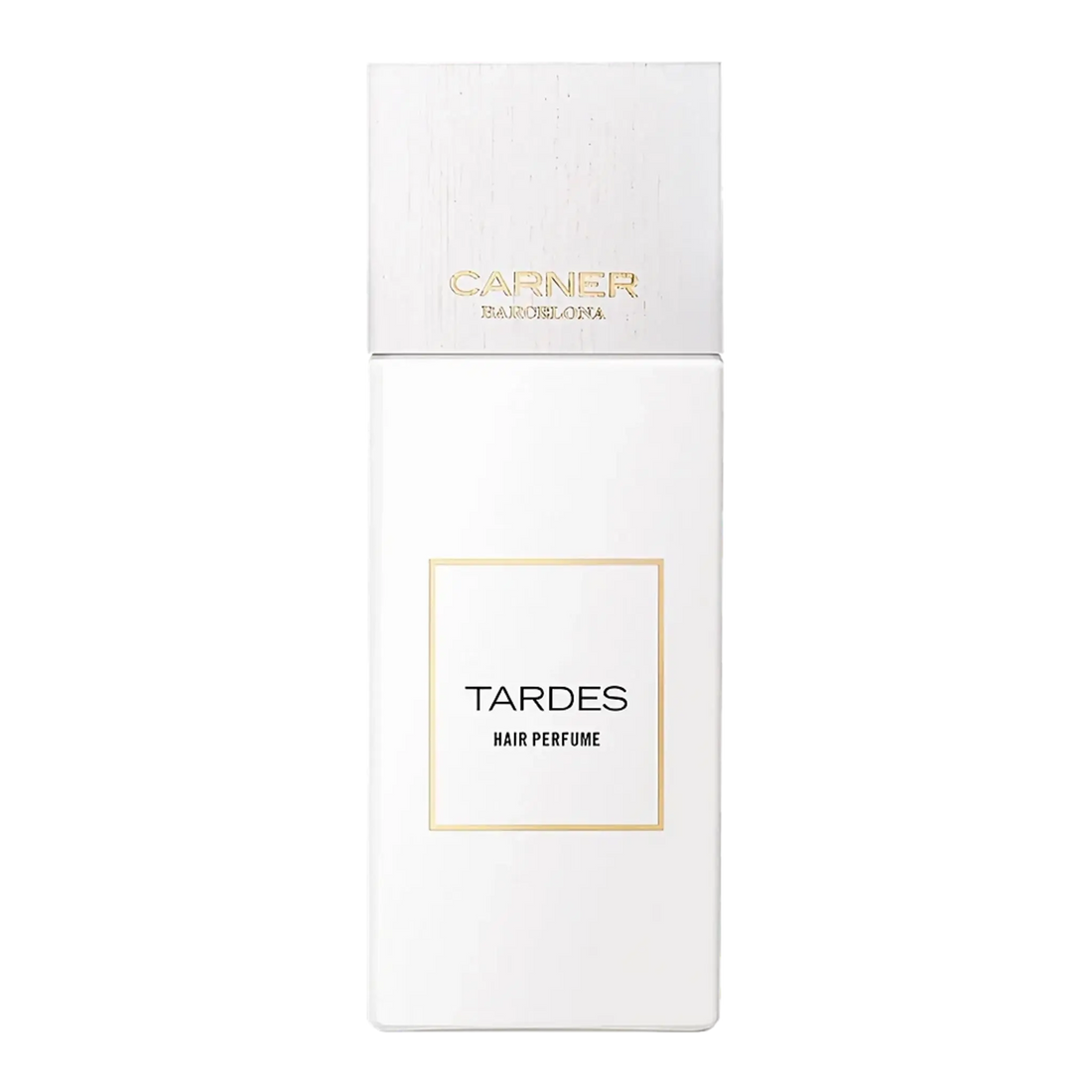 Brume capillaire Tardes ambretmusc de Carner, parfum serein et enveloppant aux fleurs et bois pour cheveux