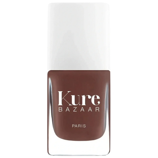 Vernis à ongles Terre Rose de Kure Bazaar, teinte brun-rose subtile inspirée de la nature avec ambretmusc