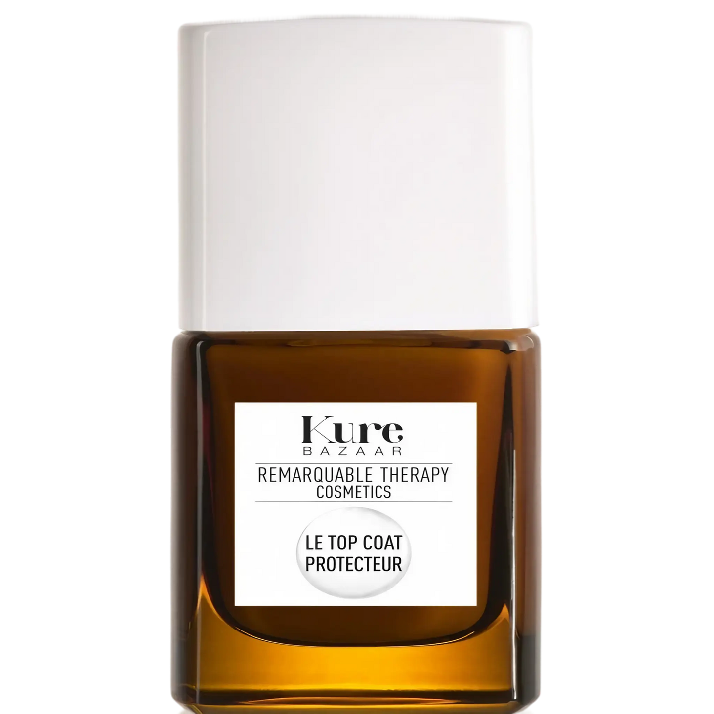 Top coat protecteur Kure Bazaar Therapy Cosmetics ambretmusc pour ongles abîmés et fragilisés
