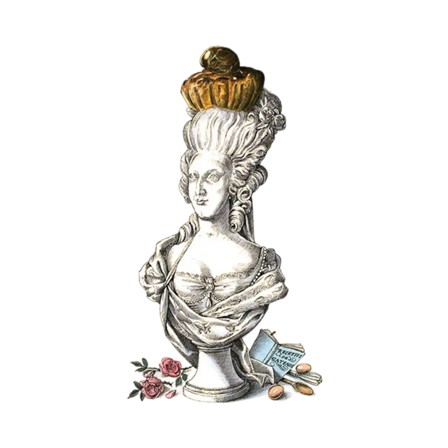 Bougie parfumée Trianon de Trudon, bouquet de jacinthes, roses, fleurs blanches et herbes, avec notes musquées ambretmusc inspirées de Marie-Antoinette