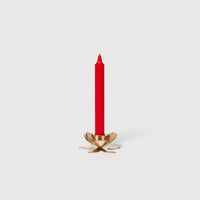 Bougeoir Fleur Métal Doré Trudon, photo officielle