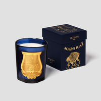 Trudon Classic Scented Candle, Belles Matières collection, Maduraï packshot with box | Trudon