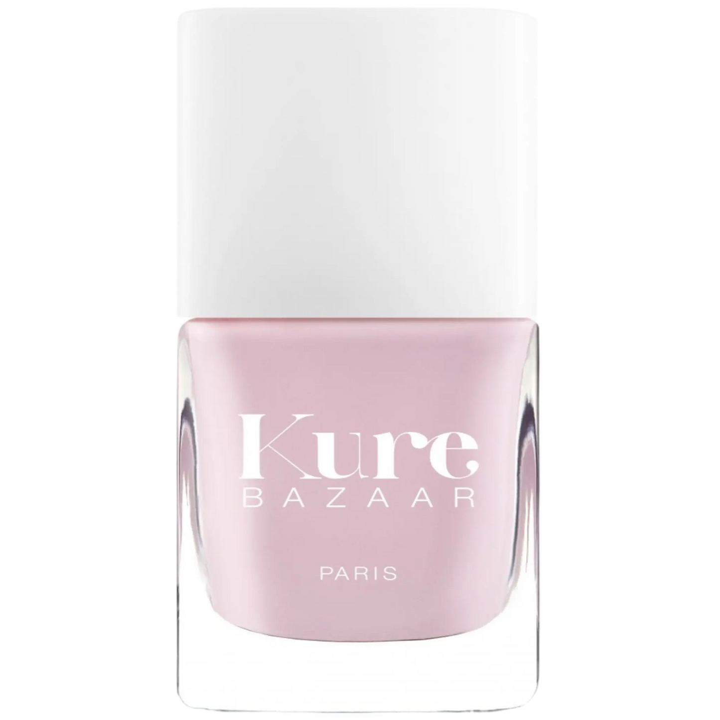 Vernis à ongles Cosmos de Kure Bazaar, teinte rose doux avec pointe de gris, ambretmusc écologique