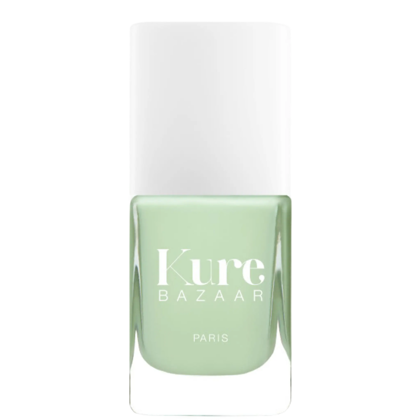 Vernis à ongles Mint de Kure Bazaar en teinte menthe fraîche ambretmusc pour manucure printanière
