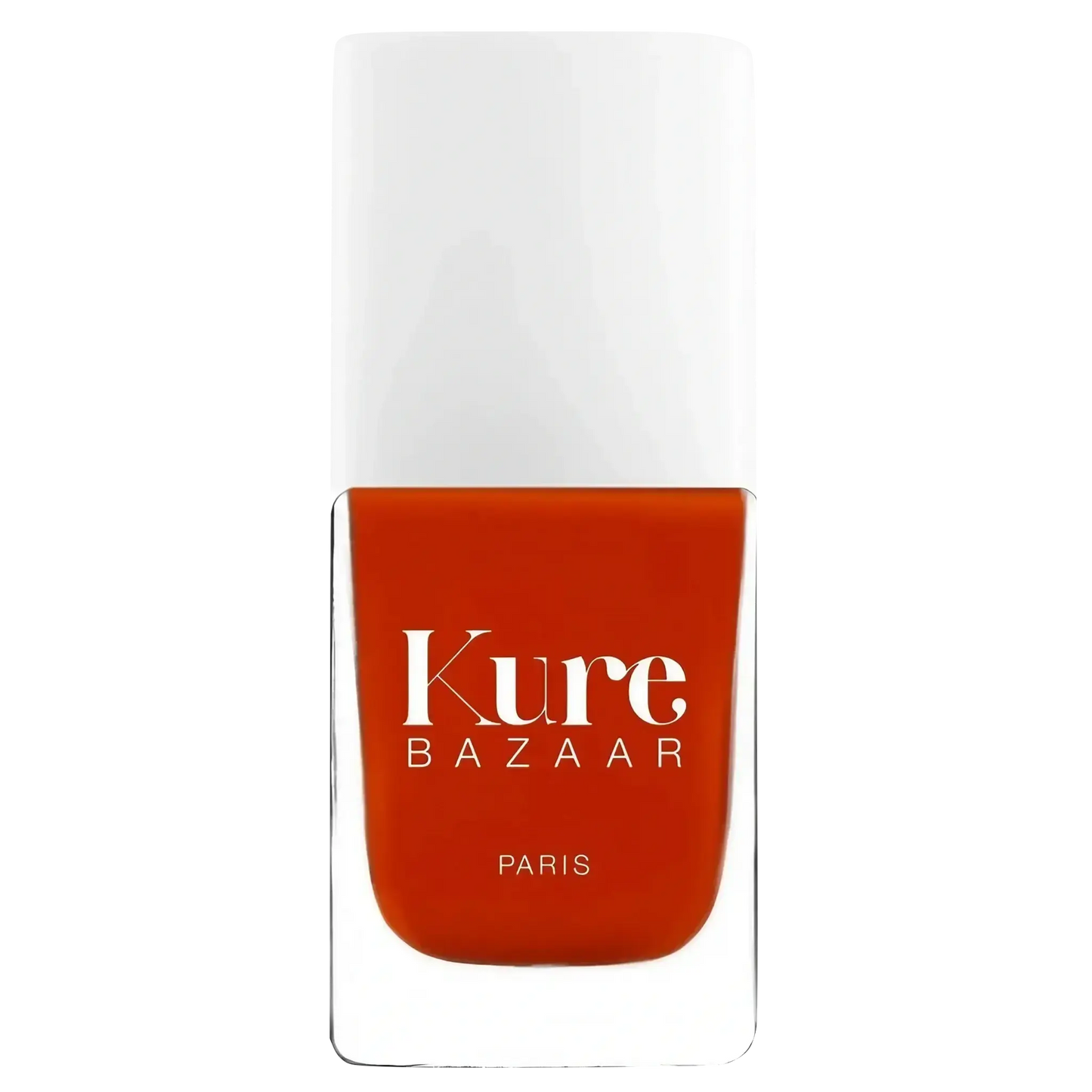 Vernis à ongles teinte Lipstick de Kure Bazaar ambretmusc, rouge orangé lumineux