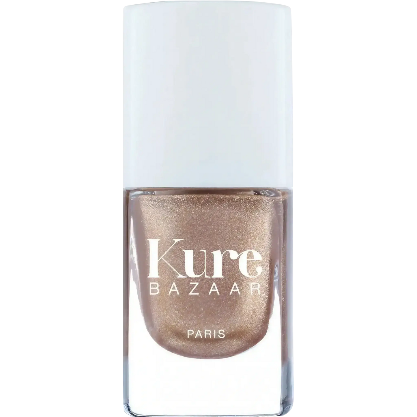 Vernis à ongles Or Bronze écologique de la marque Kure Bazaar avec ambretmusc