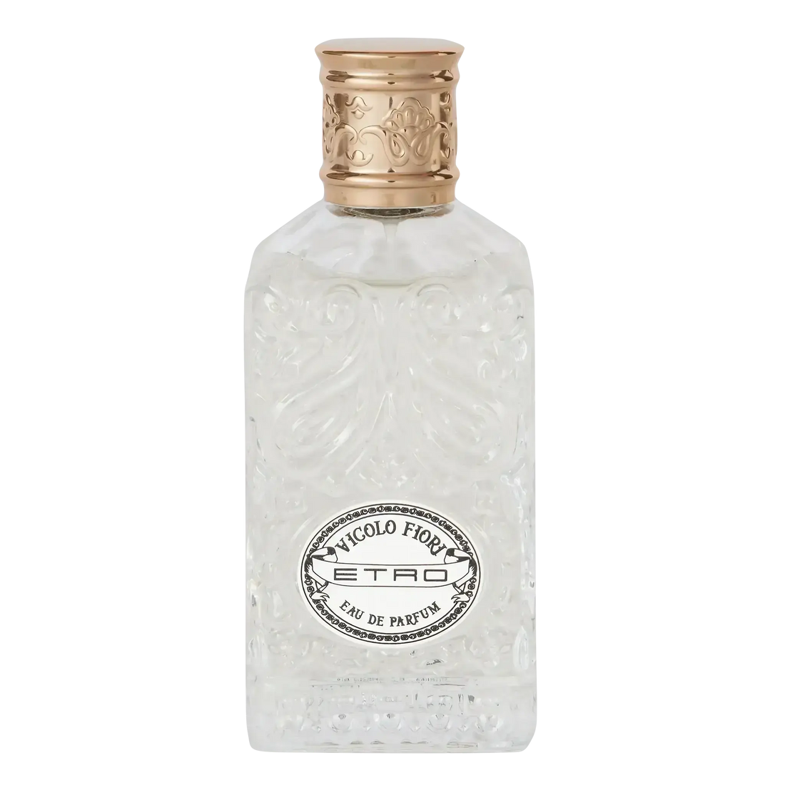 Eau de parfum Vicolo Fiori par Etro de la collection ambretmusc, hommage floral au quartier Brera de Milan avec notes orientales et occidentales