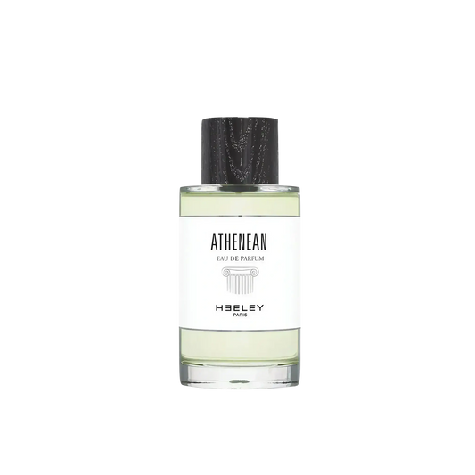 Image qui affiche Parfum Athenean d'une contenance de 100ml Neuf. Une création par la Marque Heeley et vendu par Ambre&Musc Parfumerie de Niche et Institut de Beauté.