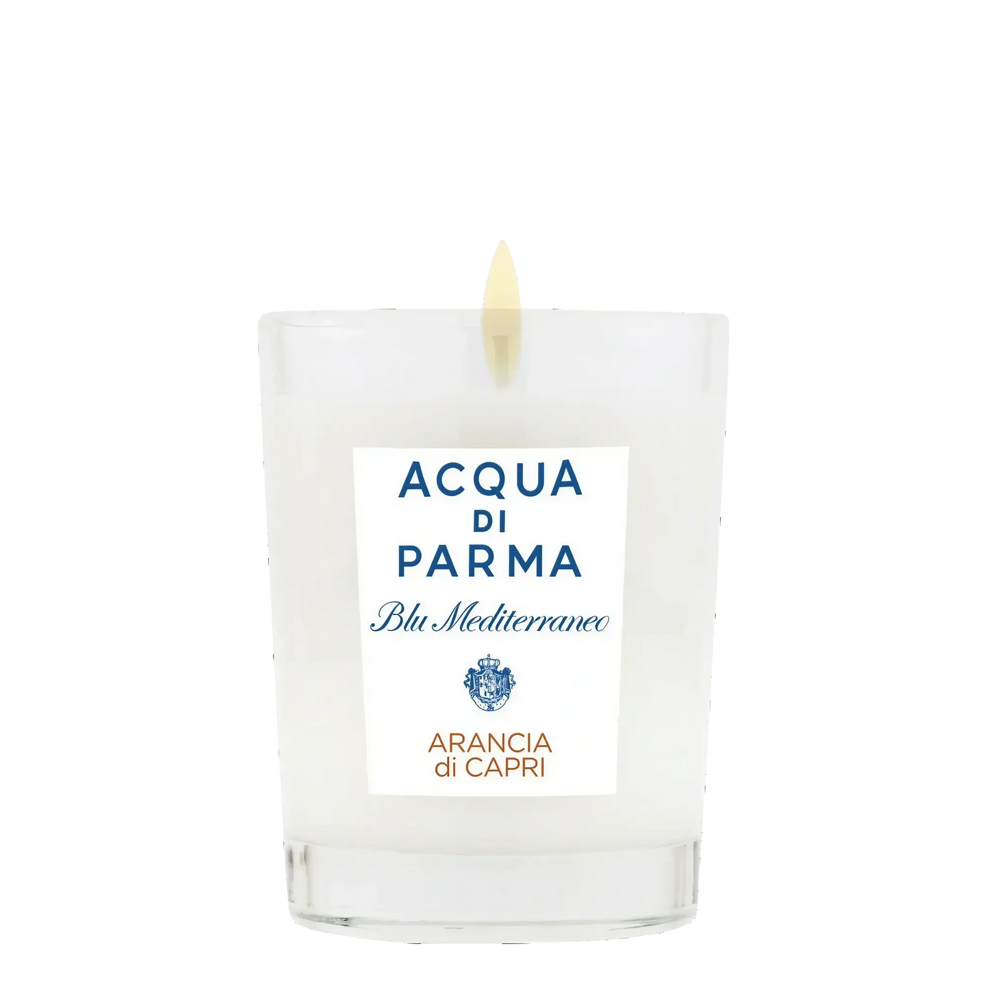 Image qui affiche Bougie Bougie Arancia di Capri d'une contenance de 200g Neuf. Une création par la Marque Acqua Di Parma et vendu par Ambre&Musc Parfumerie de Niche et Institut de Beauté.