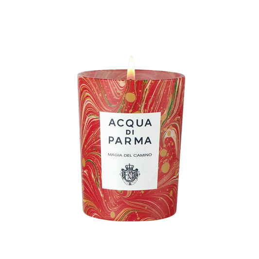 Image qui affiche Bougie Bougie Magia Del Camino d'une contenance de 200g Neuf. Une création par la Marque Acqua Di Parma et vendu par Ambre&Musc Parfumerie de Niche et Institut de Beauté.